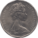 1982 50 CENTS AUSTRALIA - WORLD COINS - Cambridgeshire Coins