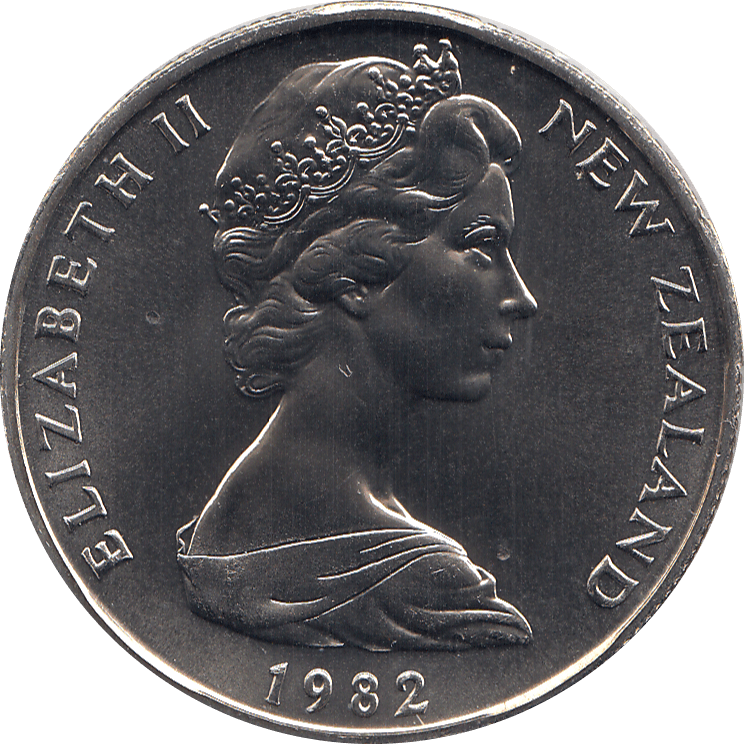 1982 50 CENTS NEW ZEALAND ( BU ) - WORLD COINS - Cambridgeshire Coins