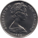1982 50 CENTS NEW ZEALAND ( BU ) - WORLD COINS - Cambridgeshire Coins