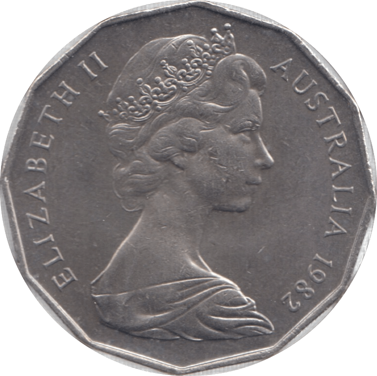 1982 AUSTRALIA 50 CENTS - WORLD COINS - Cambridgeshire Coins
