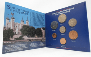 1982 BRILLIANT UNCIRCULATED COIN YEAR SET - Brilliant Uncirculated Year Sets - Cambridgeshire Coins