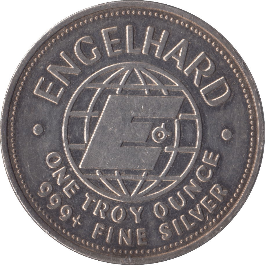1982 ENGELHARD SILVER TROY OUNCE COIN MEDALLION - SILVER WORLD COINS - Cambridgeshire Coins