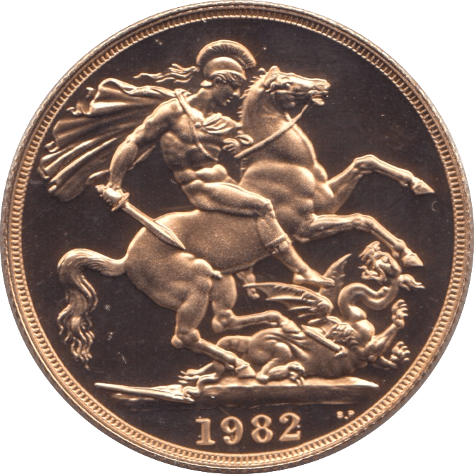 1982 GOLD DOUBLE SOVEREIGN ( PROOF ) - Double Sovereign - Cambridgeshire Coins