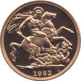 1982 GOLD DOUBLE SOVEREIGN ( PROOF ) - Double Sovereign - Cambridgeshire Coins