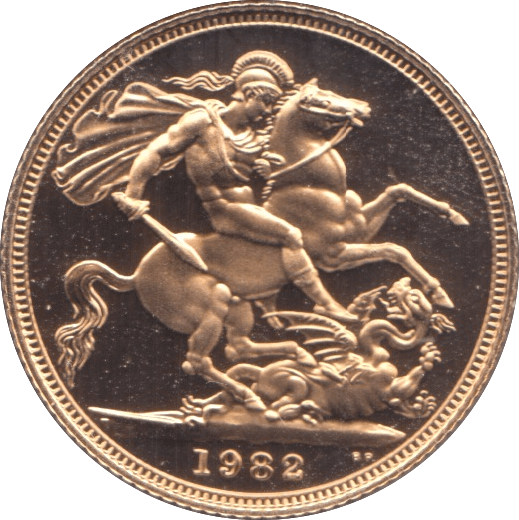 1982 GOLD SOVEREIGN ( PROOF ) - Sovereign - Cambridgeshire Coins