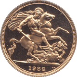 1982 GOLD SOVEREIGN ( PROOF ) - Sovereign - Cambridgeshire Coins
