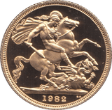 1982 GOLD SOVEREIGN ( PROOF ) - Sovereign - Cambridgeshire Coins