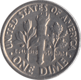 1982 ONE DIME USA PHILADELPHIA MINT - SILVER WORLD COINS - Cambridgeshire Coins