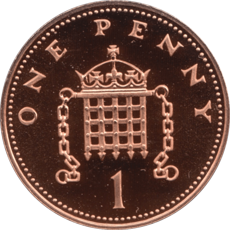 1982 PROOF DECIMAL ONE PENNY - 1p Proof - Cambridgeshire Coins