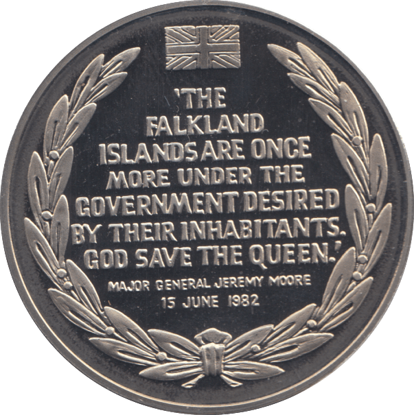 1982 PROOF FALKLAND ISLAND TASK FORCE THE LIBERATION MEDAL RARE - MEDALLIONS - Cambridgeshire Coins