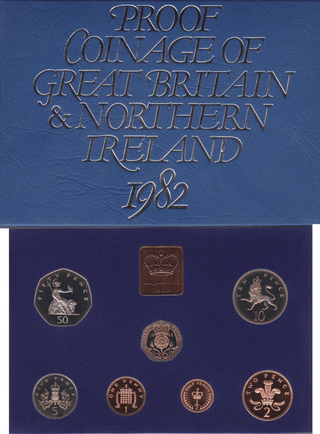 1982 ROYAL MINT PROOF SET - ROYAL MINT PROOF SET - Cambridgeshire Coins