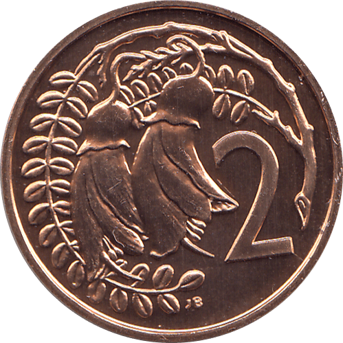 1982 TWO CENTS NEW ZEALAND ( BU ) - WORLD COINS - Cambridgeshire Coins