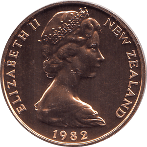1982 TWO CENTS NEW ZEALAND ( BU ) - WORLD COINS - Cambridgeshire Coins