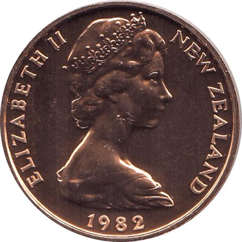 1982 TWO CENTS NEW ZEALAND ( BU ) - WORLD COINS - Cambridgeshire Coins