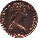 1982 TWO CENTS NEW ZEALAND ( BU ) - WORLD COINS - Cambridgeshire Coins