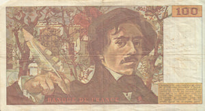 1983 BANK OF FRANCE 100 FRANCS BANKNOTE REF 1280 - World Banknotes - Cambridgeshire Coins