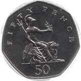 1983 FIFTY PENCE 50P BRILLIANT UNCIRCULATED BRITANNIA BU - 50p BU - Cambridgeshire Coins