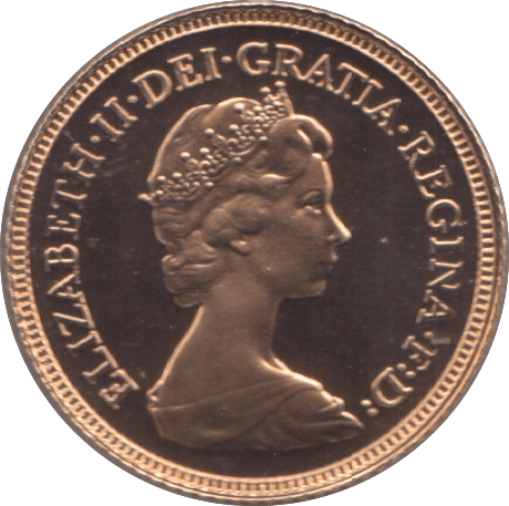 1983 GOLD HALF SOVEREIGN ( PROOF ) - Half Sovereign - Cambridgeshire Coins