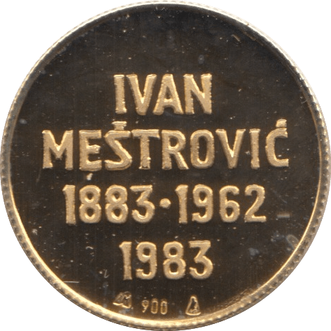 1983 GOLD PROOF YUGOSLAVIA COMMEMORATIVE - Gold World Coins - Cambridgeshire Coins