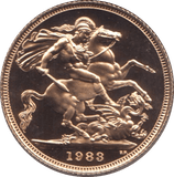 1983 GOLD SOVEREIGN ( PROOF ) - Sovereign - Cambridgeshire Coins