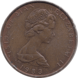 1983 ISLE OF MAN PENNY - Penny - Cambridgeshire Coins