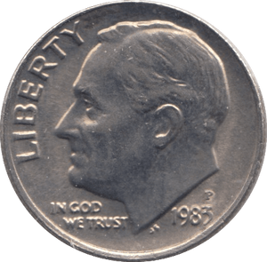 1983 ONE DIME USA PHILADELPHIA MINT - SILVER WORLD COINS - Cambridgeshire Coins