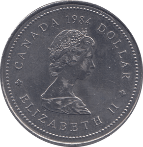 1984 1 DOLLAR CANADA JAQUES CARTIER BU - WORLD COINS - Cambridgeshire Coins
