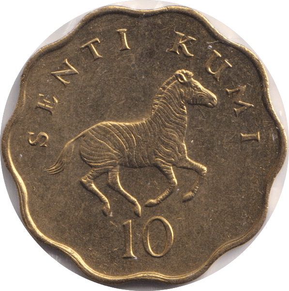 1984 10 SENTI TANZANIA - Cambridgeshire Coins