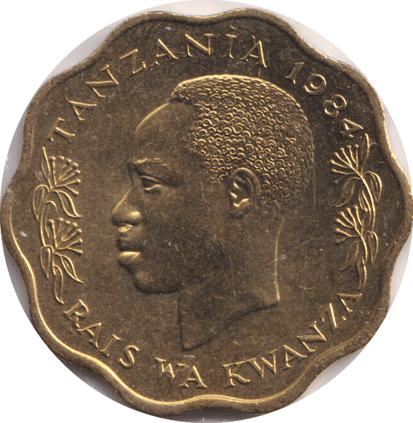 1984 10 SENTI TANZANIA - Cambridgeshire Coins