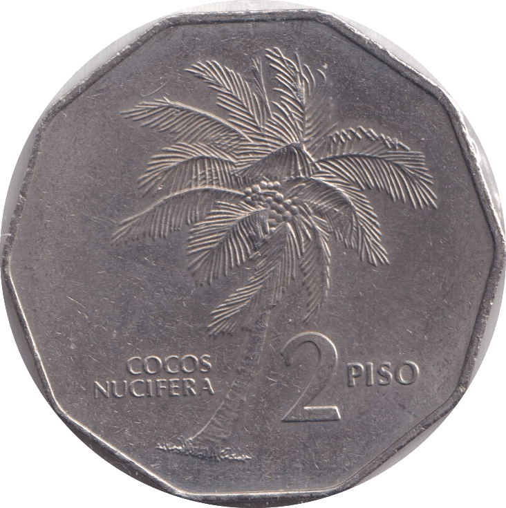 1984 2 PISO PHILIPPINES - WORLD COINS - Cambridgeshire Coins