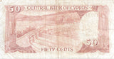 1984 50 CENT CENTRAL BANK OF CYPRUS CYPRUS BANKNOTE REF 141 - WORLD BANKNOTES - Cambridgeshire Coins