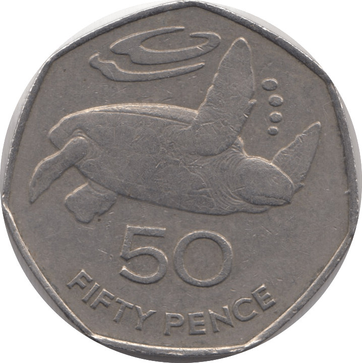 1984 50 PENCE ST HELENA - WORLD COINS - Cambridgeshire Coins