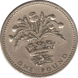 1984 CIRCULATED £1 Scottish Thistle - £1 CIRCULATED - Cambridgeshire Coins