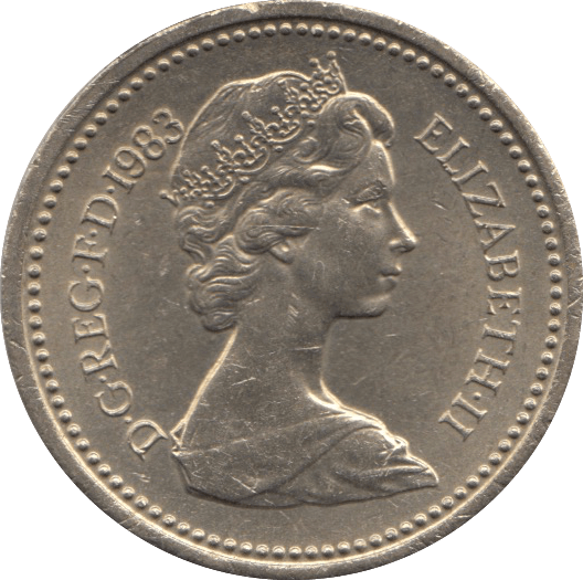 1984 CIRCULATED £1 Scottish Thistle - £1 CIRCULATED - Cambridgeshire Coins