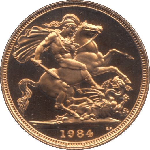 1984 GOLD SOVEREIGN ( PROOF ) - Sovereign - Cambridgeshire Coins