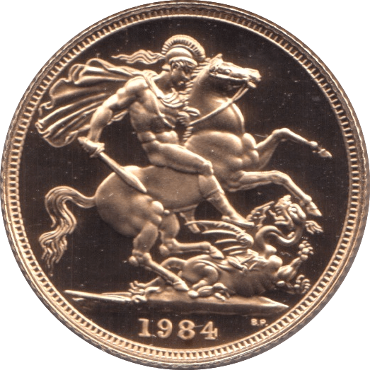 1984 GOLD SOVEREIGN ( PROOF ) - Sovereign - Cambridgeshire Coins
