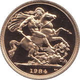 1984 GOLD SOVEREIGN ( PROOF ) - Sovereign - Cambridgeshire Coins
