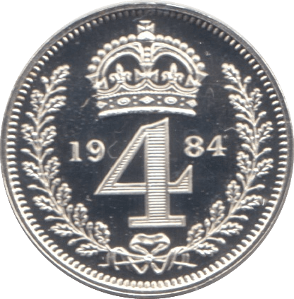 1984 MAUNDY FOURPENCE ( PROOF ) - Maundy Coins - Cambridgeshire Coins