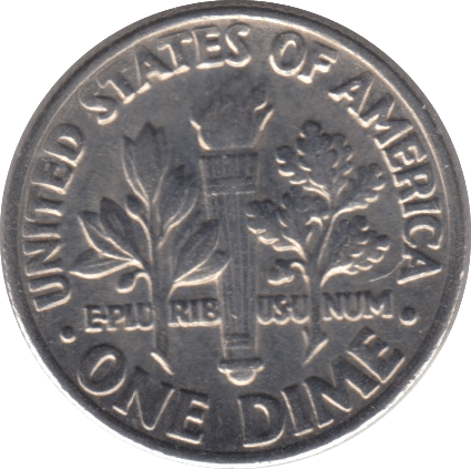 1984 ONE DIME USA PHILADELPHIA MINT - SILVER WORLD COINS - Cambridgeshire Coins