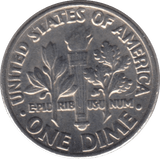 1984 ONE DIME USA PHILADELPHIA MINT - SILVER WORLD COINS - Cambridgeshire Coins