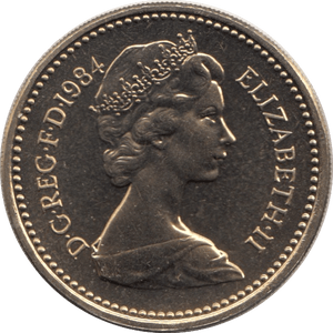1984 ONE POUND £1 SCOTTISH THISTLE BRILLIANT UNCIRCULATED BU - £1 BU - Cambridgeshire Coins