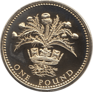 1984 ONE POUND PROOF £1 SCOTTISH THISTLE - £1 Proof - Cambridgeshire Coins