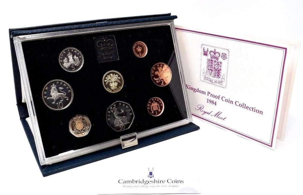 1984 ROYAL MINT PROOF SET - ROYAL MINT PROOF SET - Cambridgeshire Coins