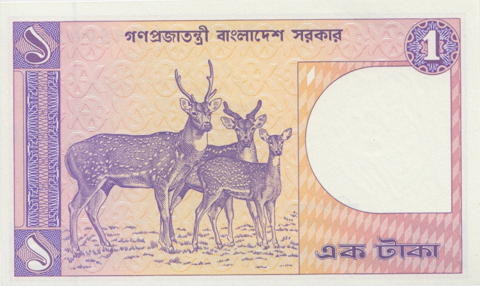 1984 TAKA BANKNOTE BANGLADESH REF 558 - World Banknotes - Cambridgeshire Coins