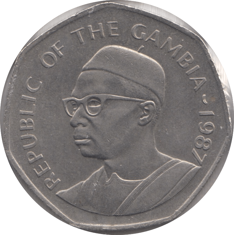 1985 1 DALASI GAMBIA - WORLD COINS - Cambridgeshire Coins
