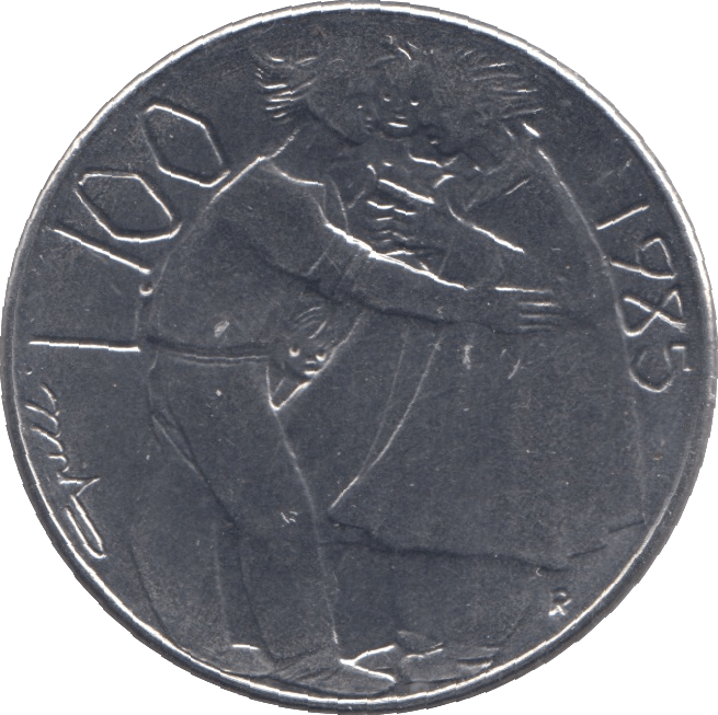 1985 100 LIRE SAN MARINO - WORLD COINS - Cambridgeshire Coins