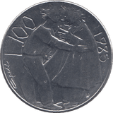 1985 100 LIRE SAN MARINO - WORLD COINS - Cambridgeshire Coins