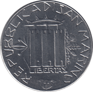 1985 100 LIRE SAN MARINO - WORLD COINS - Cambridgeshire Coins