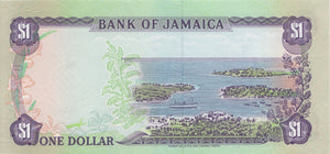 1985-1990 ONE DOLLAR BANKNOTE JAMAICA REF 832 - World Banknotes - Cambridgeshire Coins