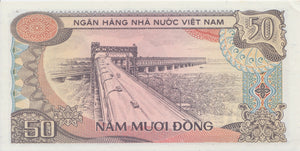 1985 50 DONG BANKNOTE NORTH VIETNAM REF 1019 - World Banknotes - Cambridgeshire Coins